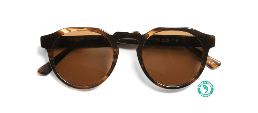 Wooden Sunglasses - APOLLO ▴ BOURBON & BURL