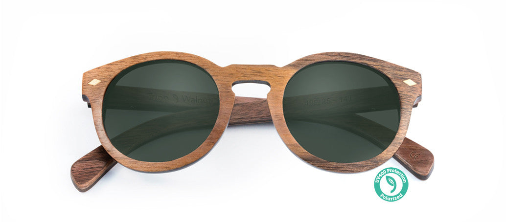 Wooden Sunglasses - TRIPP ▴ WALNUT