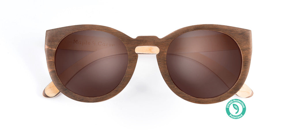 Wooden Sunglasses - CARVE ▴ MAPLE