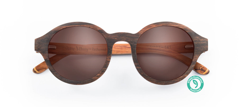 Wooden Sunglasses - GYPSY ▴ EBONY