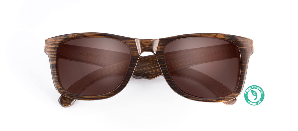 Wooden Sunglasses - KICKER ▴ DARK BAMBOO