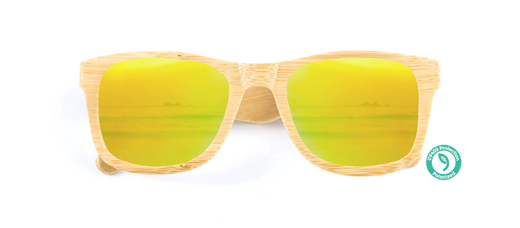 Wooden Sunglasses - KICKER ▴ BAMBOO ▴ REVO