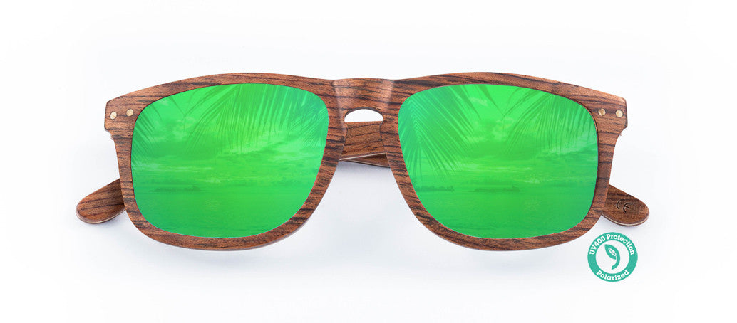 Wooden Sunglasses - LENNOX ▴ EBONY ▴ REVO