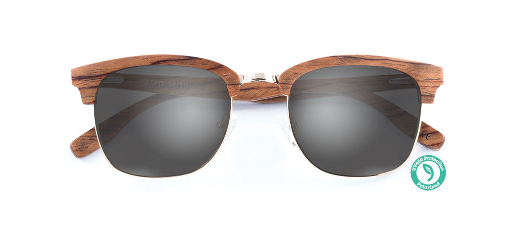 Wooden Sunglasses - MERAKI ▴ EBONY