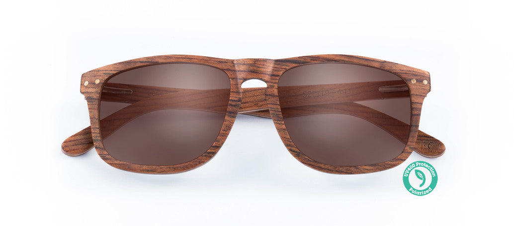 Wooden Sunglasses - LENNOX ▴ RED EBONY