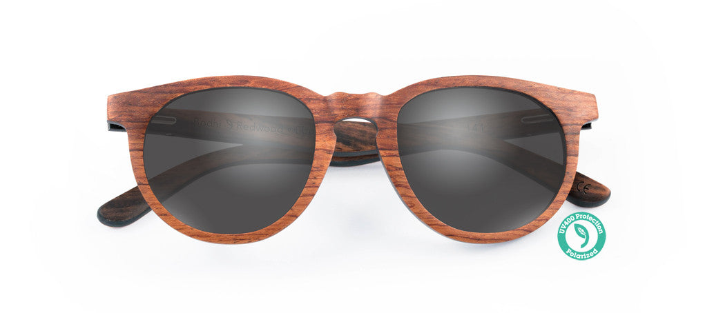 Wooden Sunglasses - BODHI ▴ REDWOOD