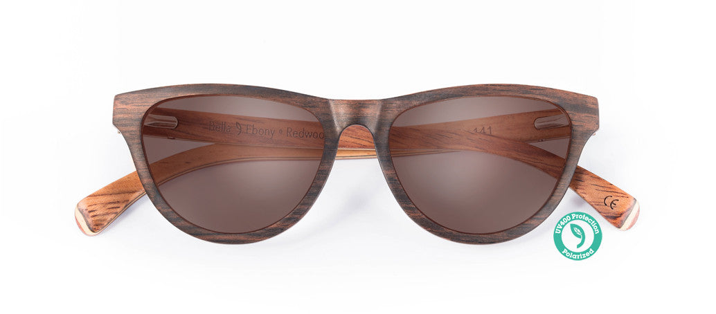 Wooden Sunglasses - BELLA ▴ EBONY